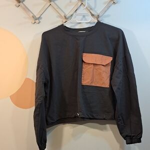 Valentina Naldi Charcoal Top